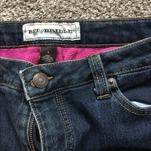 bit and bridle fleece lined jeans